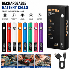 Rechargeable Battery Cells – USB Charging Lithium Battery for Compatible Electronic Devices, Tools & DIY Projects