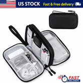 Portable Electronic Organizer Travel Cable Storage Bag Cord Case Accessories US