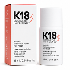 K18 Biomimetic Hairscience Leave-In Molecular Repair Hair Mask 0.5oz/15ml