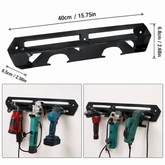 Universal Metal Tool Mounting Bracket – Heavy-Duty Wall-Mounted Organizer Holder for Power Tools & Workshop Storage