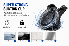 3-in-1 Car Phone Mount 360° Rotating Dashboard Windshield Air Vent Holder
