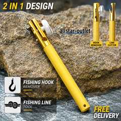 Fishing Knot Quick Tying Tool Line Clipper Snip Hook Nipper Tie Knotter Outdoor